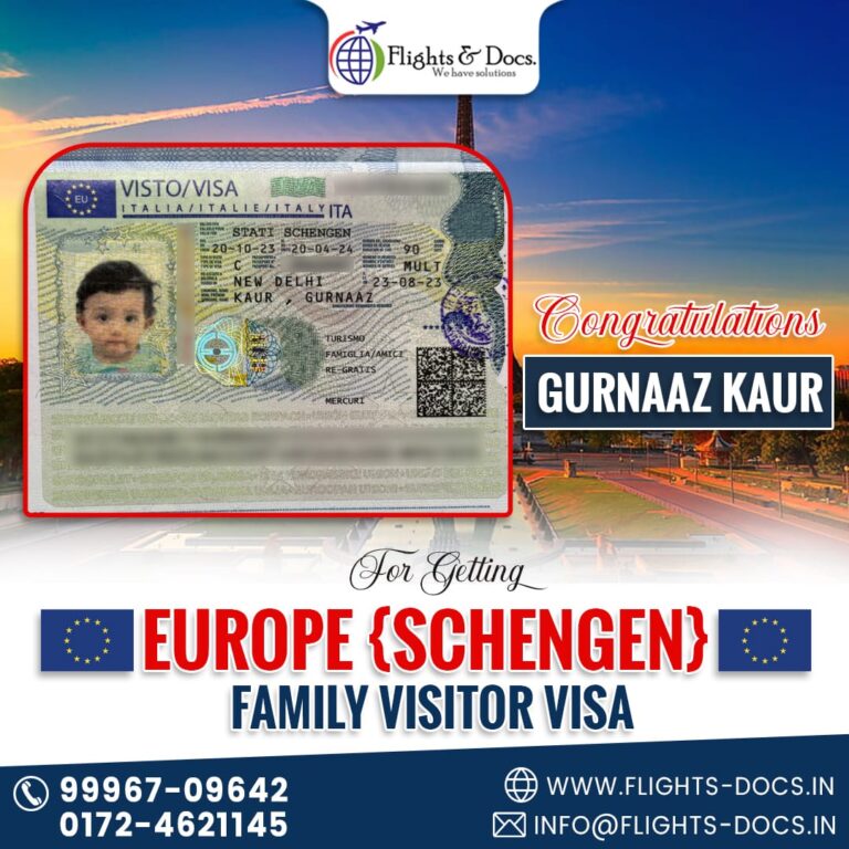 Miss. Gurnaaz Kaur Family Visitor Visa